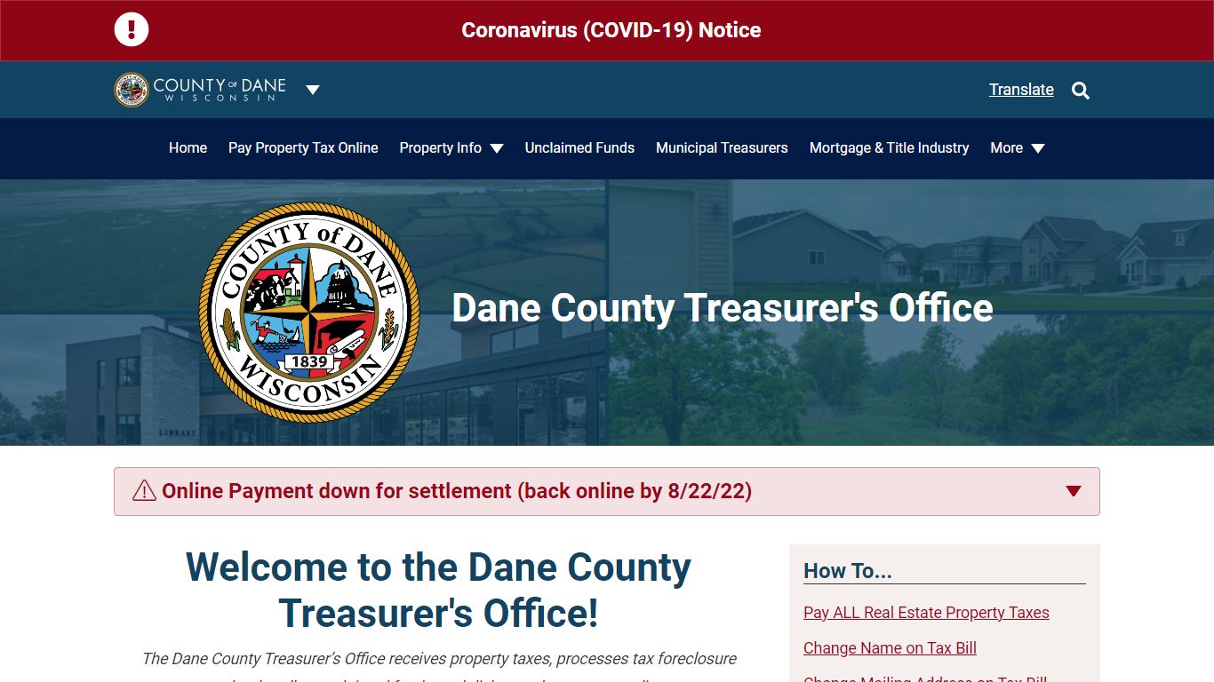 Home | Dane County Treasurer Office
